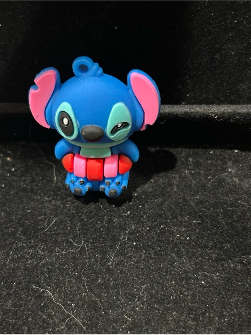 Stitch-Inspired Blue & Pink Kids Toy Keychain